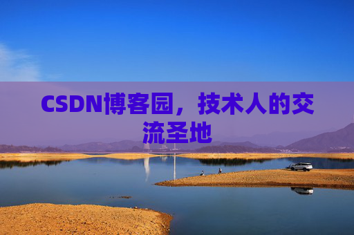 CSDN博客园，技术人的交流圣地